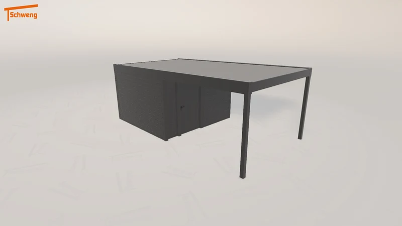 #DE Schweng Flachdachcarport C600 (ID yg8m7k) #MTG