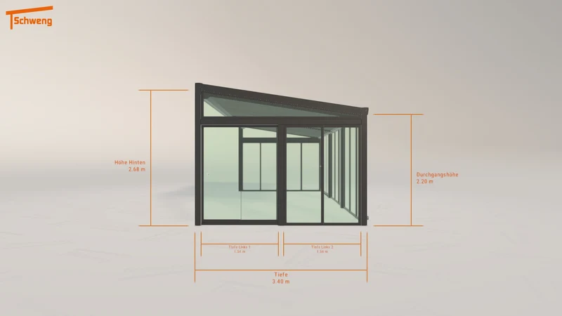 #AT Schweng Terrassenüberdachung S400 (ID 33w2py)