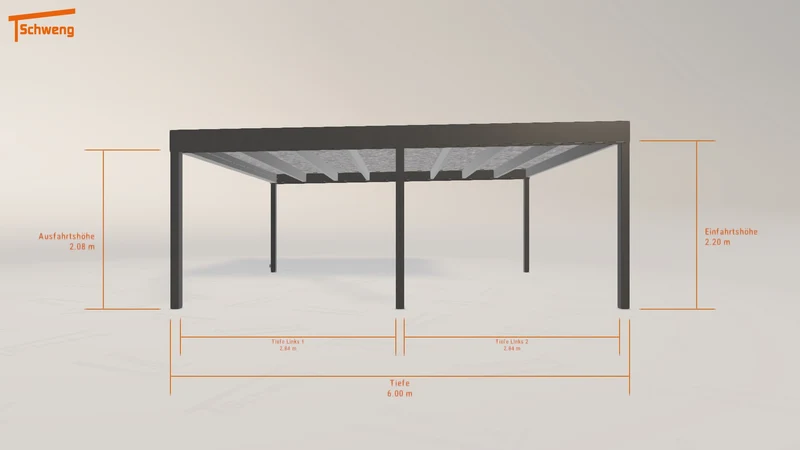 #DE Schweng Flachdachcarport C600+ (ID 2qjvpw) #MTG