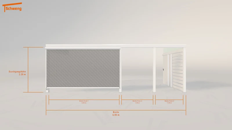 #DE Schweng Terrassenüberdachung S400 (ID dv5n3n)