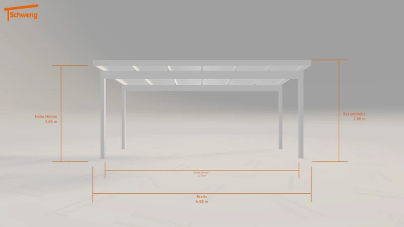 #DE Schweng Terrassenüberdachung S350 (ID qdjvww)