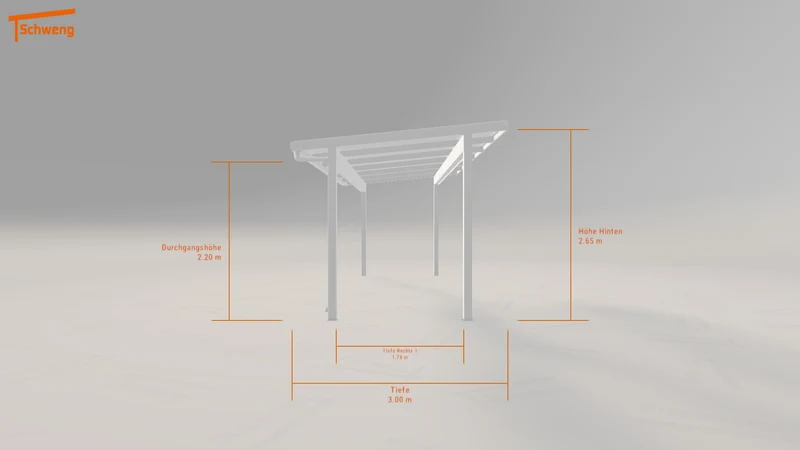 #DE Schweng Terrassenüberdachung S350 (ID qdjvww)