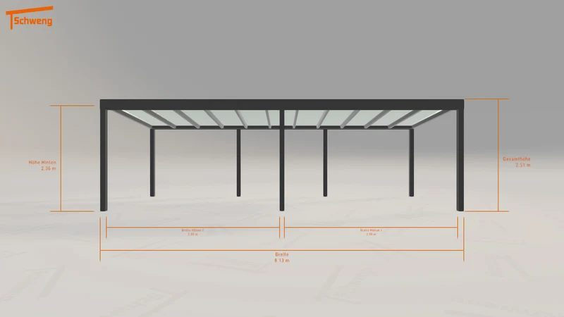 #DE Schweng Terrassenüberdachung S350 (ID mj5274)