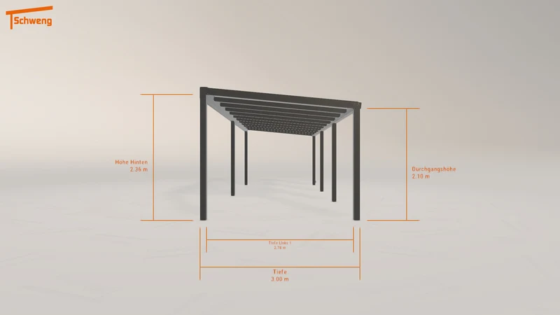 #DE Schweng Terrassenüberdachung S350 (ID mj5274)
