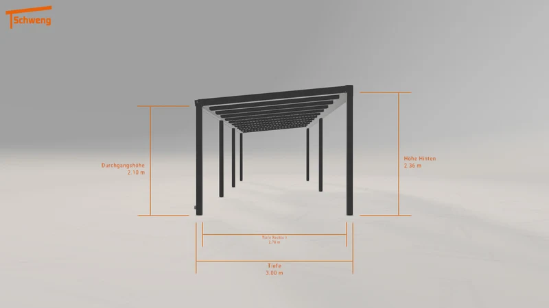#DE Schweng Terrassenüberdachung S350 (ID mj5274)