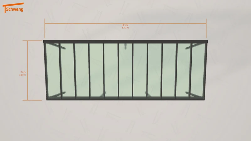 #DE Schweng Terrassenüberdachung S350 (ID mj5274)