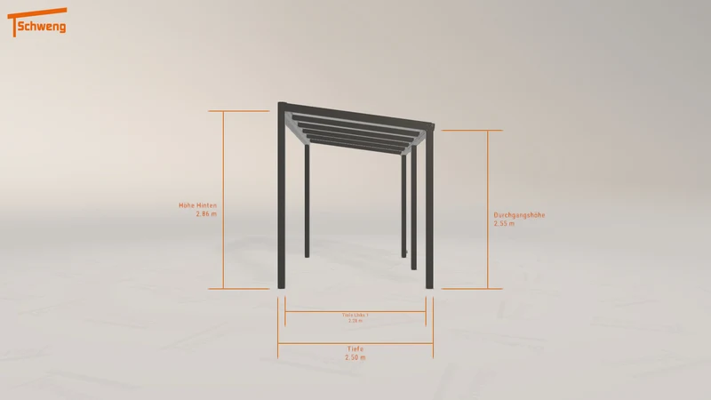 #DE Schweng Terrassenüberdachung S350 (ID 85dprw)