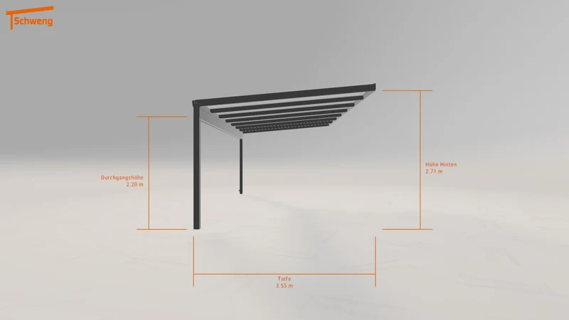 #DE Schweng Terrassenüberdachung S350 (ID g785b8)