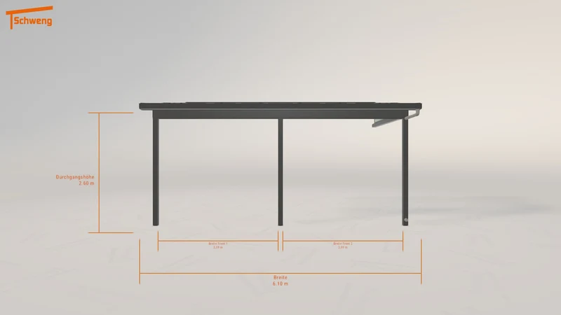 #DE Schweng Terrassenüberdachung S350 (ID jjzdpn)