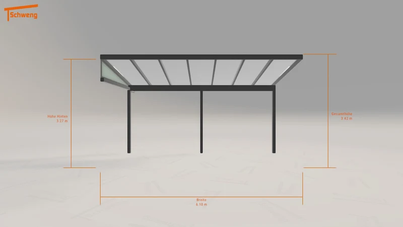 #DE Schweng Terrassenüberdachung S350 (ID jjzdpn)