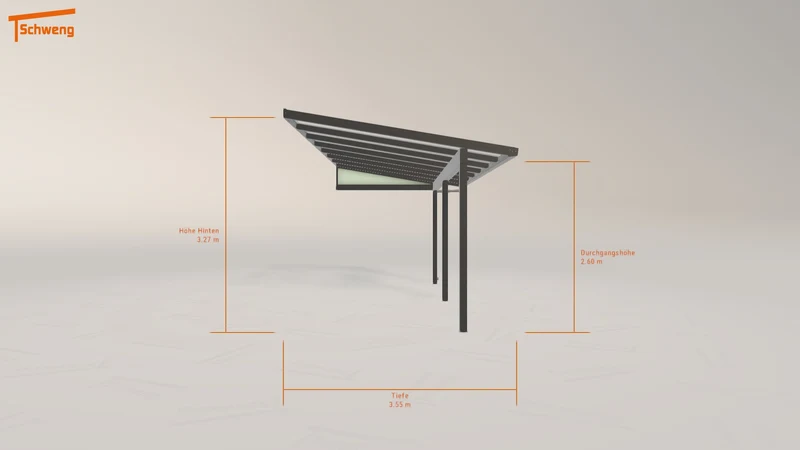 #DE Schweng Terrassenüberdachung S350 (ID jjzdpn)