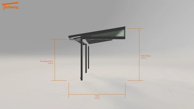 #DE Schweng Terrassenüberdachung S350 (ID jjzdpn)