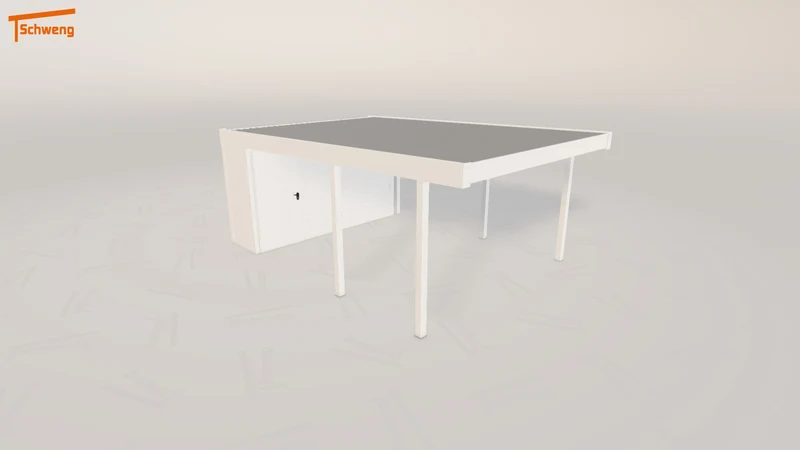 #DE Schweng Flachdachcarport C600 (ID 85dq9d) #MTG