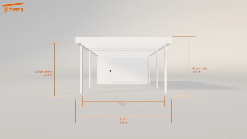 #DE Schweng Flachdachcarport C600 (ID 85dq9d) #MTG