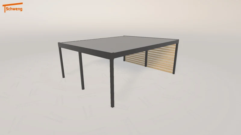 #DE Schweng Flachdachcarport C600+ (ID 77qxw2) #MTG