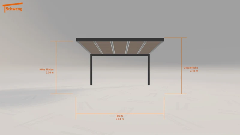 #DE Schweng Terrassenüberdachung S350 (ID n573yy)