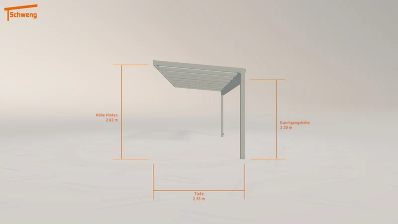 #DE Schweng Terrassenüberdachung S350 (ID 2qjgyq)