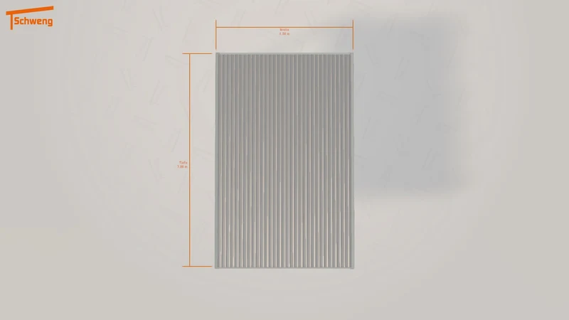 #DE Schweng Flachdachcarport C600+ (ID 33wgjq)