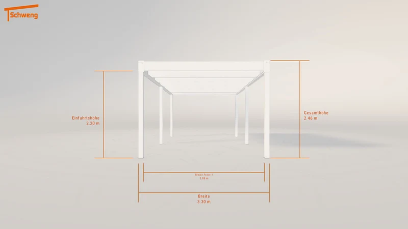 #CH Schweng Flachdachcarport C600 (ID v45xmb)