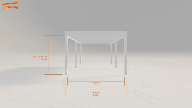 #CH Schweng Flachdachcarport C600 (ID v45xmb)