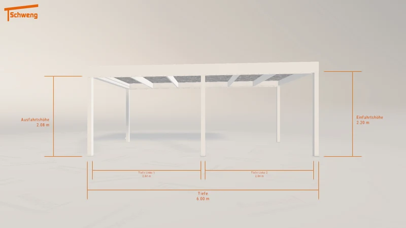#CH Schweng Flachdachcarport C600 (ID v45xmb)