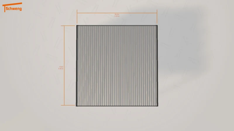 #DE Schweng Flachdachcarport C600 (ID yg8wjv)