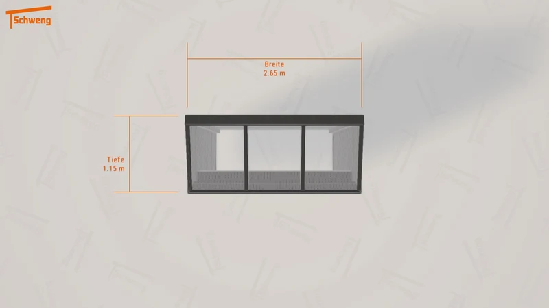 #DE Schweng Pultdachcarport S350 (ID k29pjd) #MTG