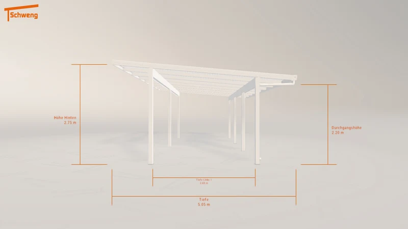 #DE Schweng Pultdachcarport S400 (ID pb8rp2)