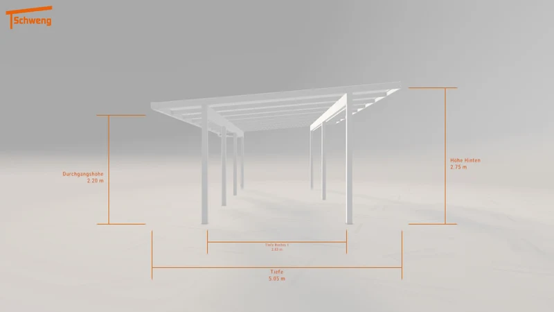 #DE Schweng Pultdachcarport S400 (ID pb8rp2)