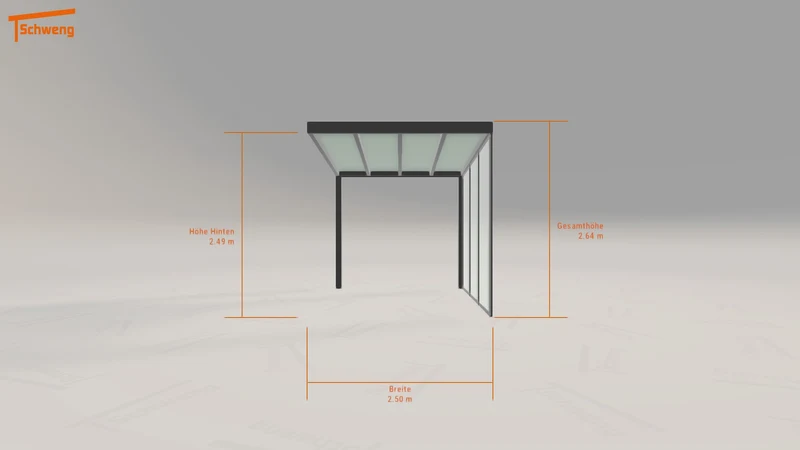 #AT Schweng Terrassenüberdachung S350 (ID 42z35y)