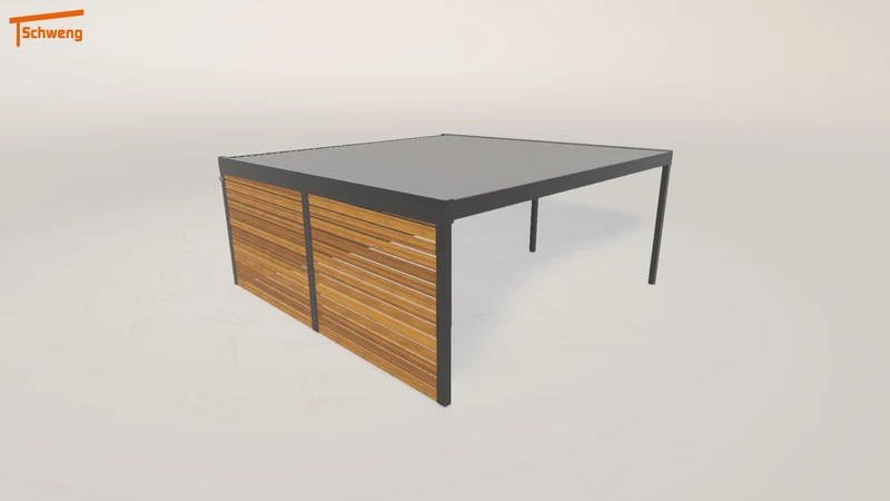 #DE Schweng Flachdachcarport C600+ (ID k29mwk) #MTG