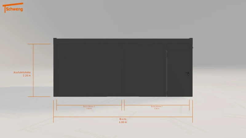 #DE Schweng Flachdachcarport C600+ (ID k29mwk) #MTG