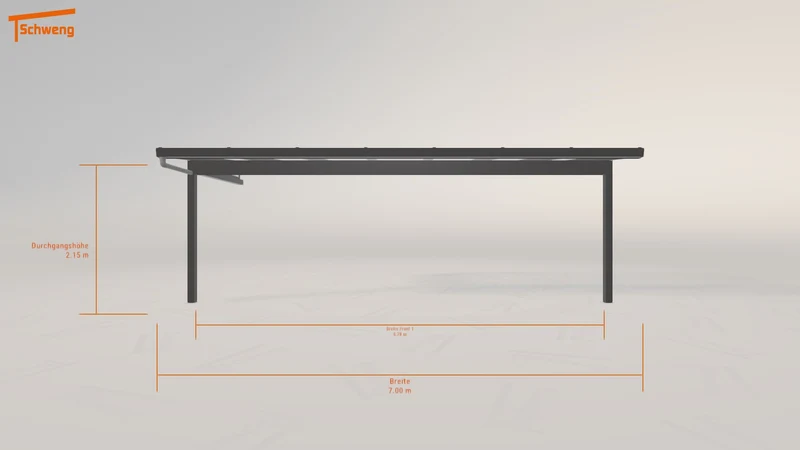 #DE Schweng Terrassenüberdachung S350 (ID qdjpny)