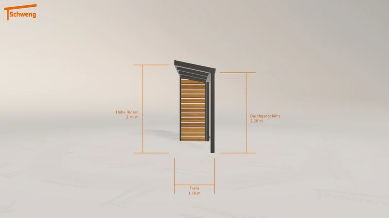 #DE Schweng Terrassenüberdachung S350 (ID zbj4kd)