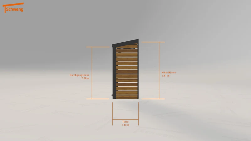 #DE Schweng Terrassenüberdachung S350 (ID zbj4kd)