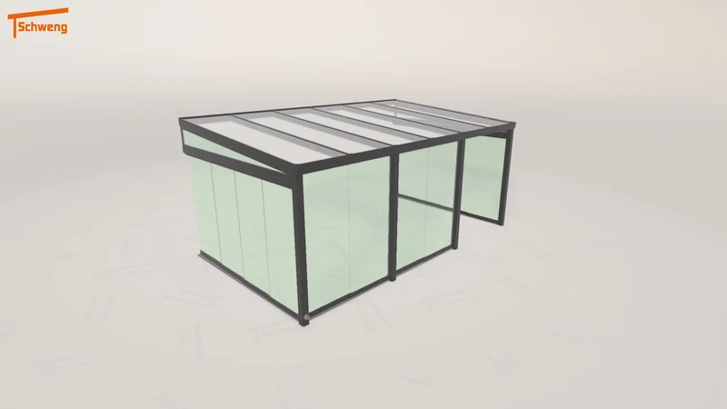 #DE Schweng Terrassenüberdachung S400 (ID 2qjkvv)