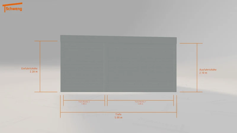 #DE Schweng Flachdachcarport C600 (ID pb8yp8) #MTG