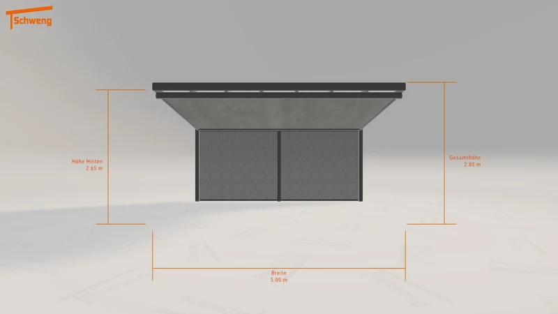 #DE Schweng Terrassenüberdachung S350 (ID w37j7w)