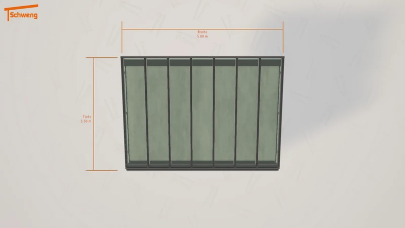 #DE Schweng Terrassenüberdachung S350 (ID w37j7w)