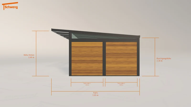 #DE Schweng Pultdachcarport S400 (ID zbjynm) #MTG