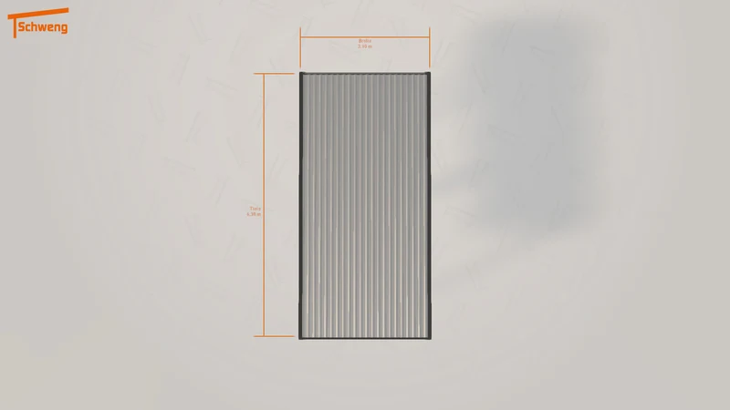 #DE Schweng Flachdachcarport C600 (ID w37kw3)