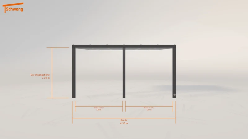 #DE Schweng Terrassenüberdachung S350 (ID 2qjmpy)