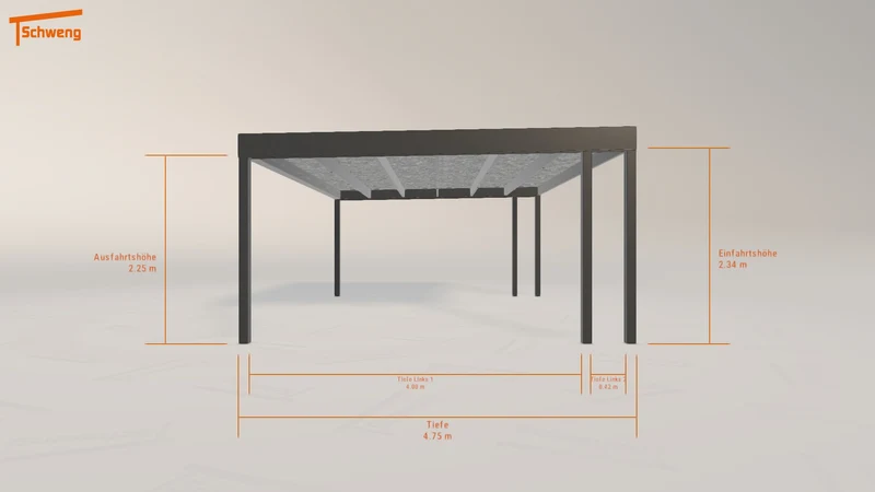 #DE Schweng Flachdachcarport C600 (ID n578pv) #MTG