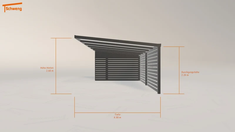 #DE Schweng Terrassenüberdachung S400 (ID zbj529)