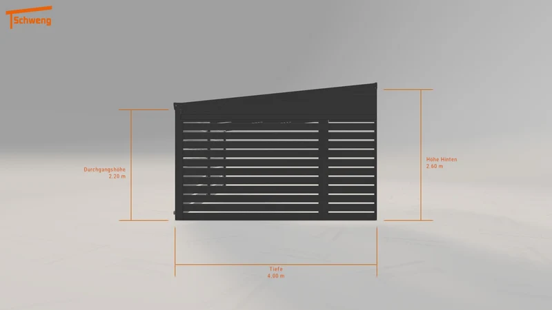 #DE Schweng Terrassenüberdachung S400 (ID zbj529)