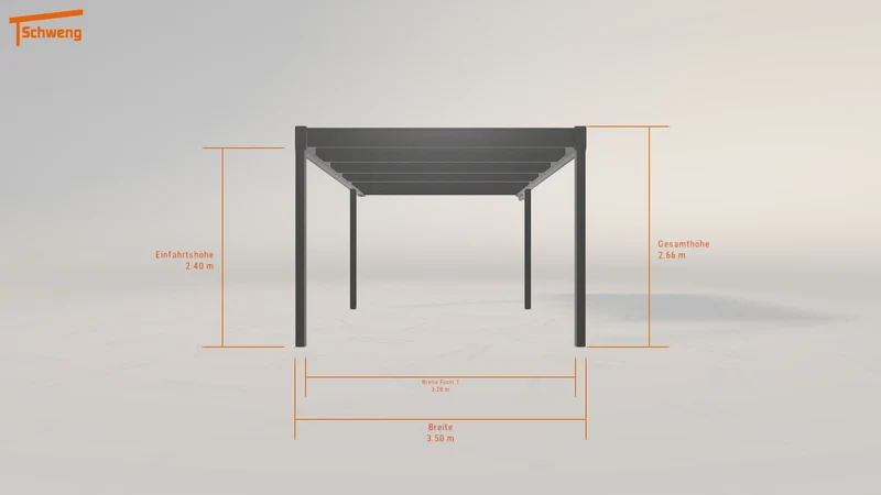 #DE Schweng Flachdachcarport C600 (ID bk9qjq) #MTG