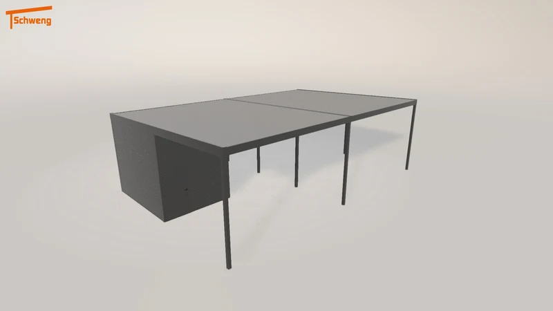 #DE Schweng Flachdachcarport C600+ (ID qdjy3z) #MTG