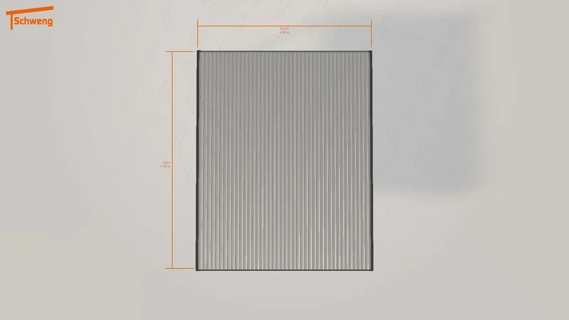 #DE Schweng Flachdachcarport C600 (ID 85dzb2)