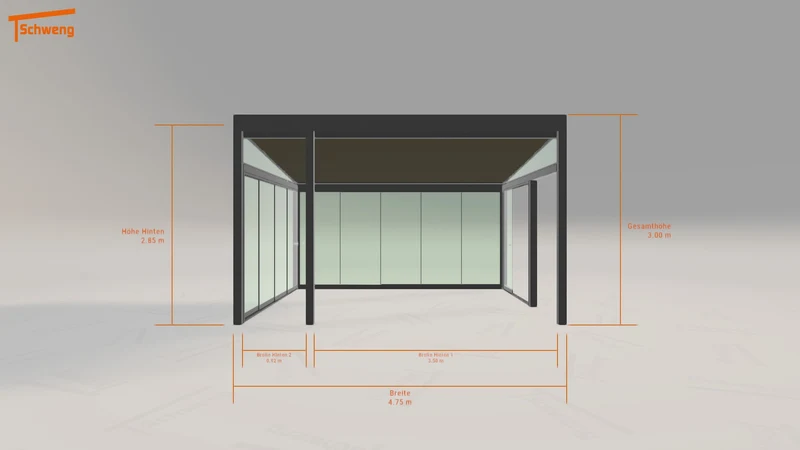 #AT Schweng Terrassenüberdachung S400 (ID 42zqjy)