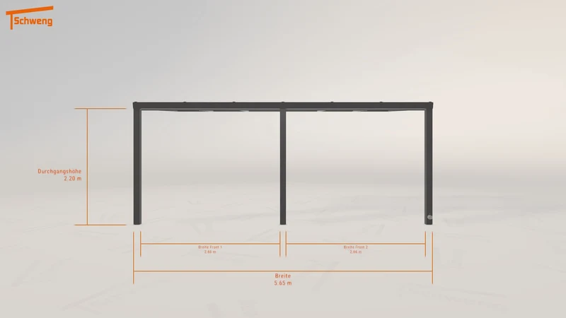 #DE Schweng Terrassenüberdachung S350 (ID bk9r83)